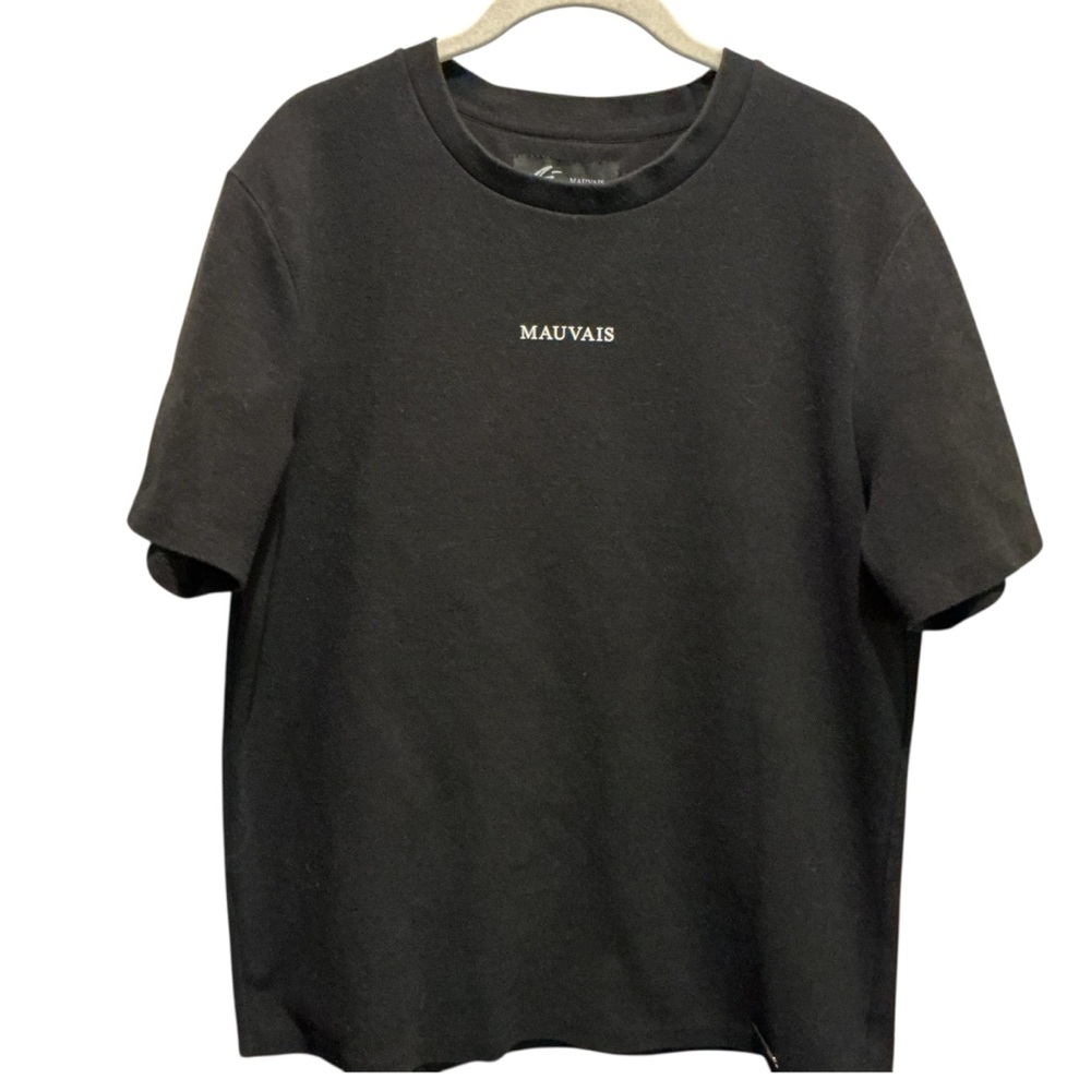 MAUVAIS Men’s Black Waffle T Shirt